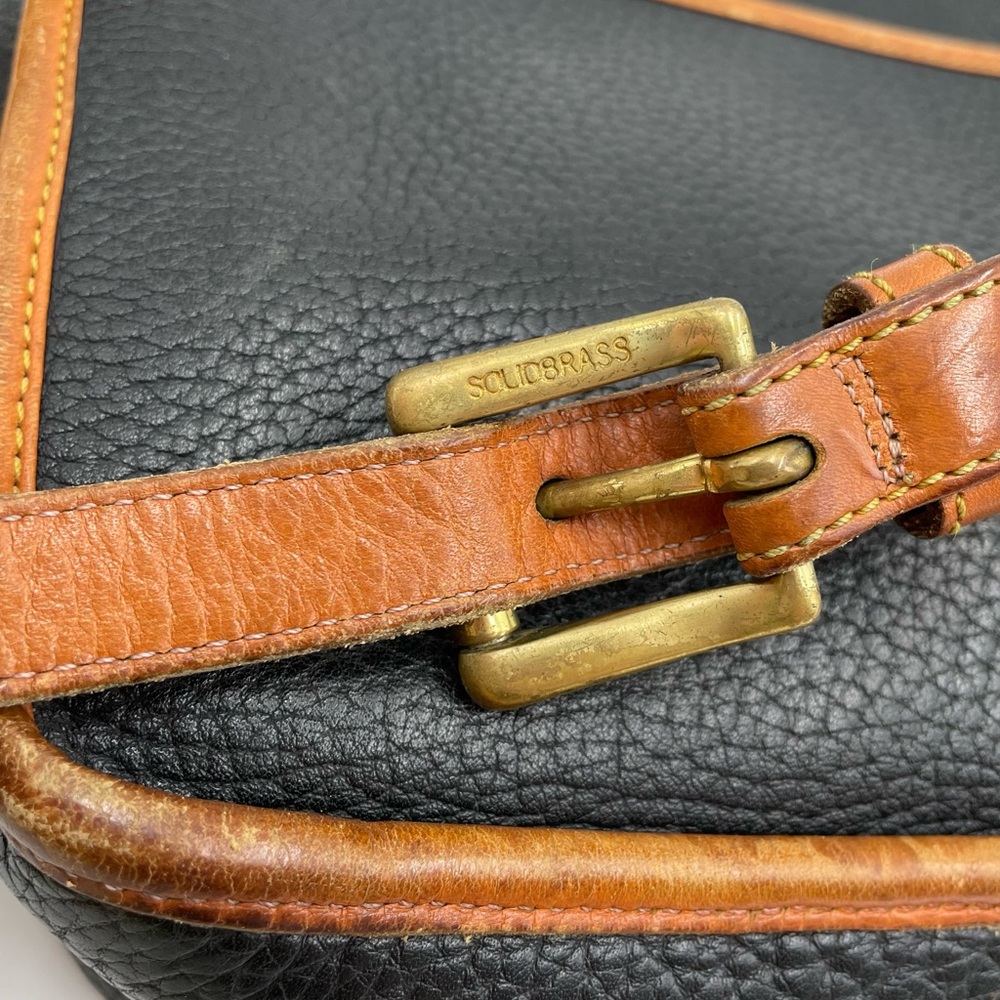 Dooney & Bourke Vintage Two Tone Leather Satchel - Picture 11 of 16